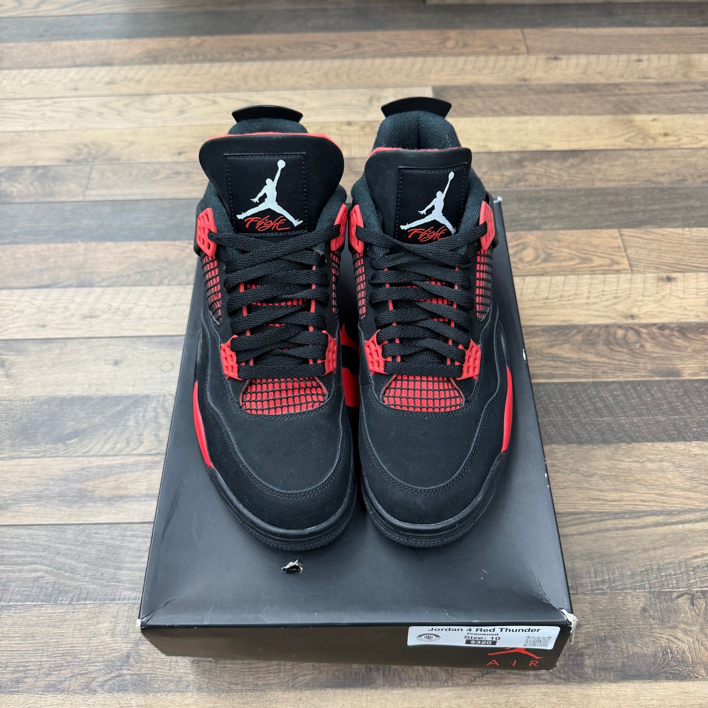 Jordan 4 Red Thunder Sz 10 (Preowned)