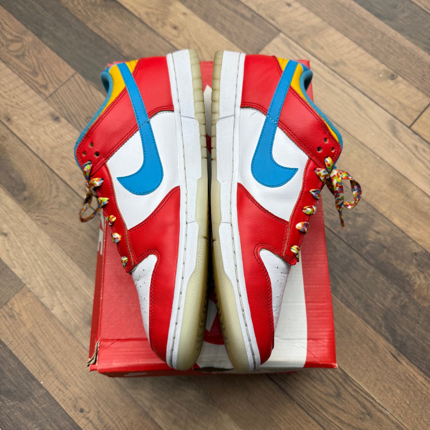 Nike Dunk Low LeBron James X Fruity Pebbles Sz 11.5 (Preowned)