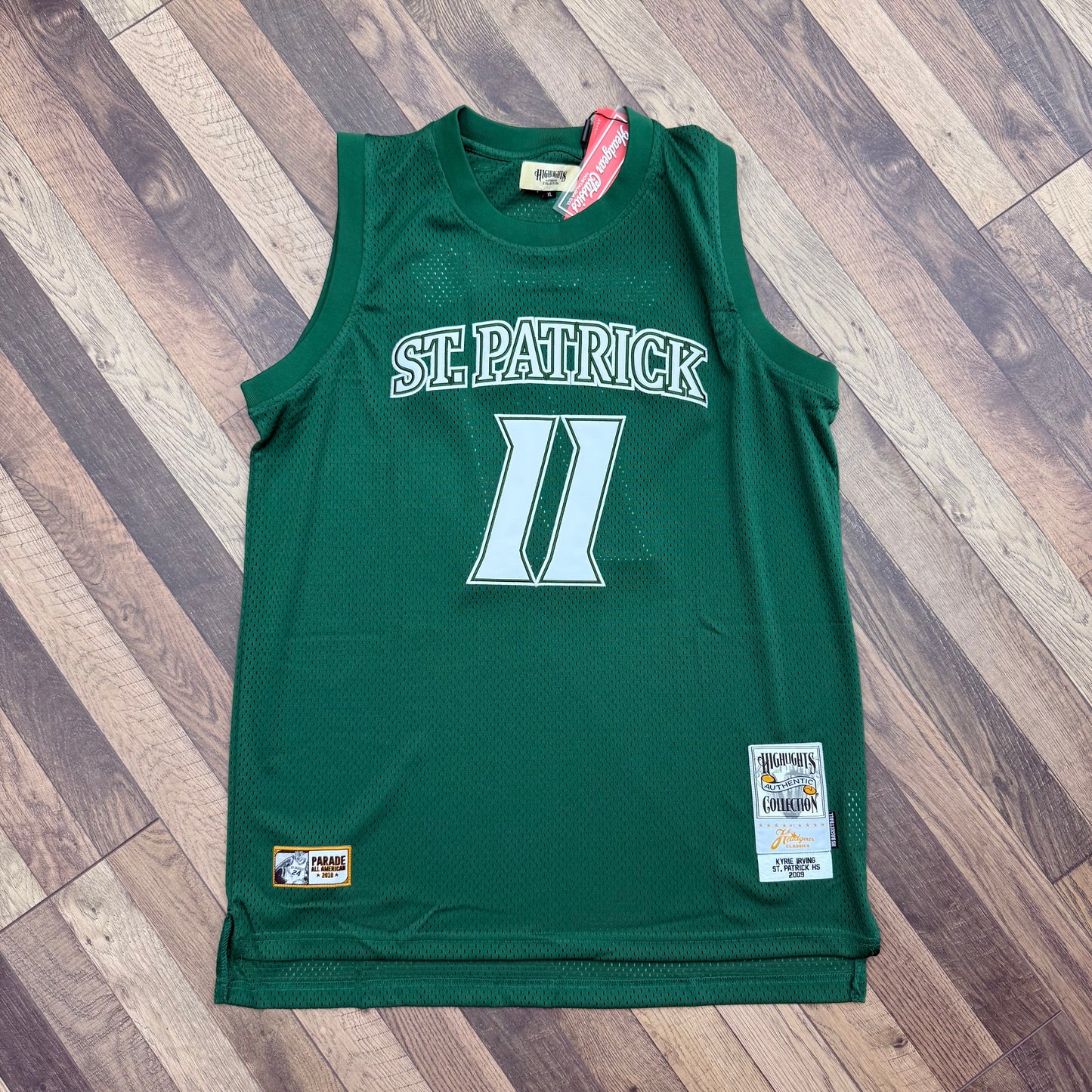 Headgear Classics Kyrie Irving St Patrick High School Jersey Sz XL