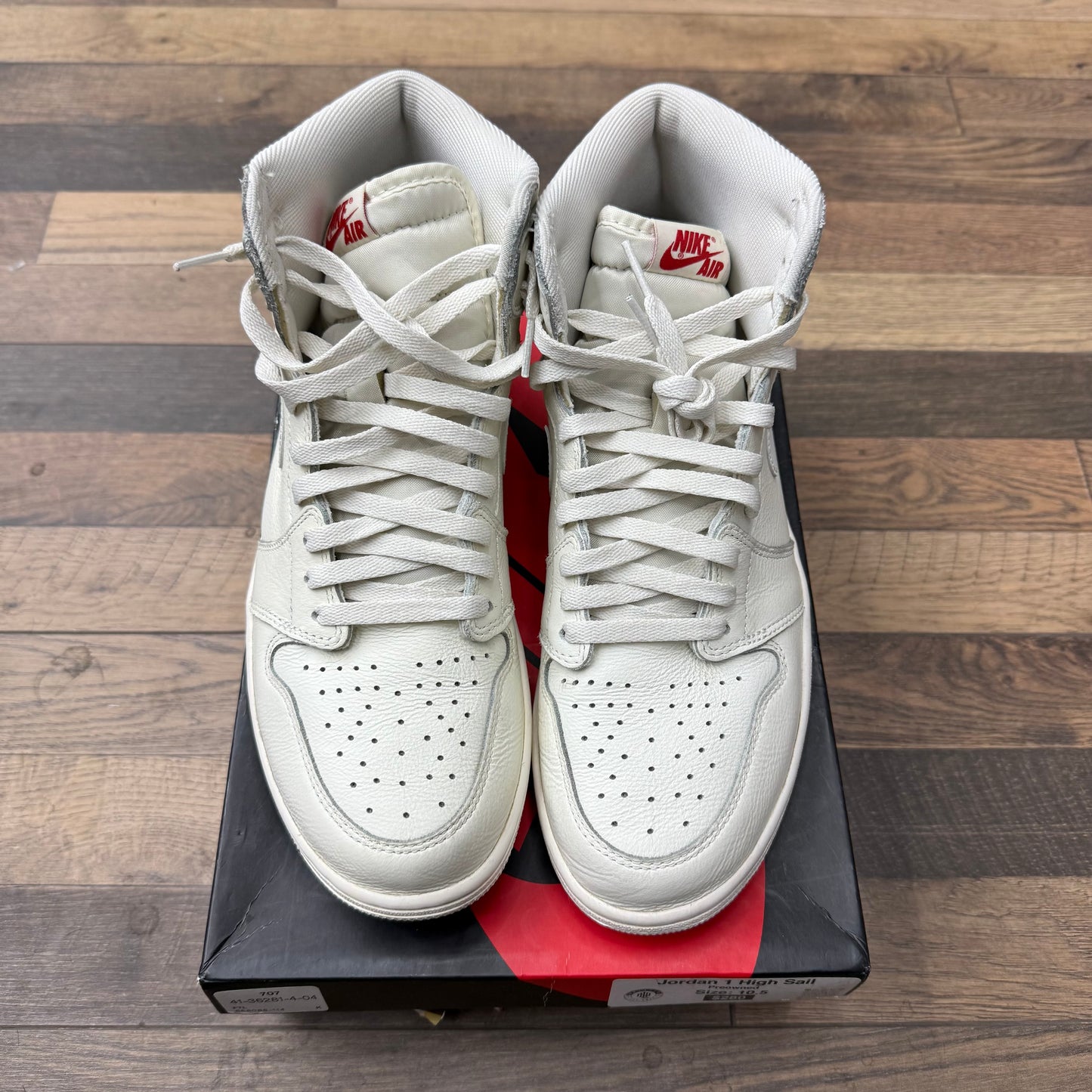 Jordan 1 High Sail Sz 10.5 (Preowned)