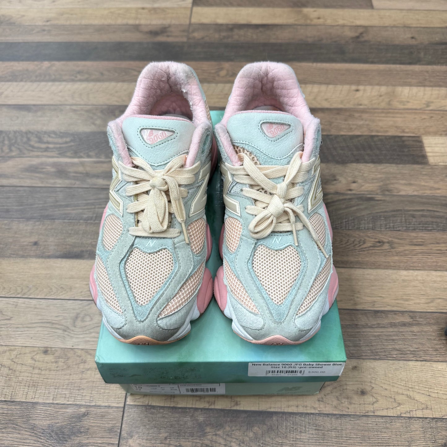 New Balance 9060 Joefreshgoods Baby Shower Blue Sz 10 (Preowned)