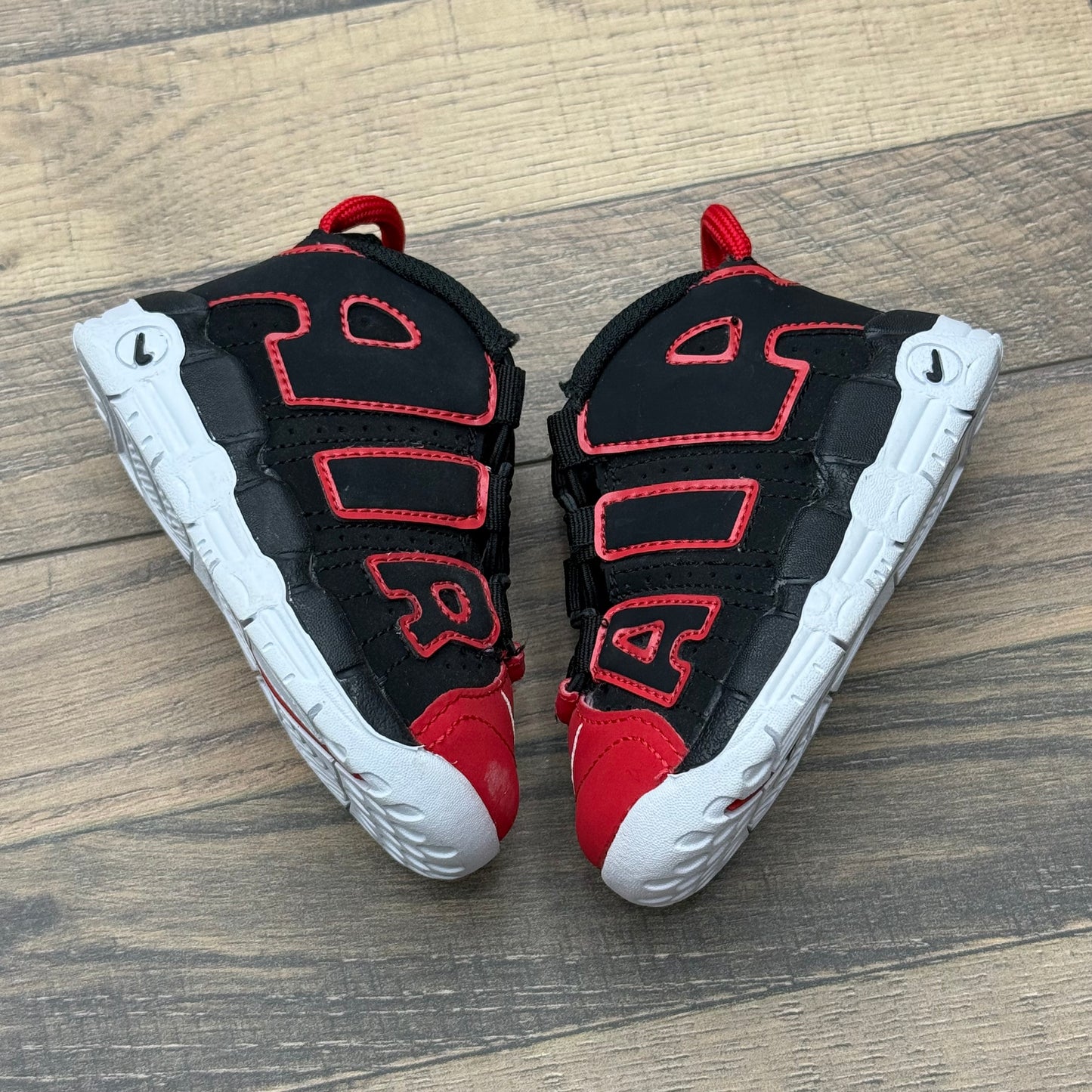 Nike Air Uptempo 96 Red Toe Sz 5C (Preowned)