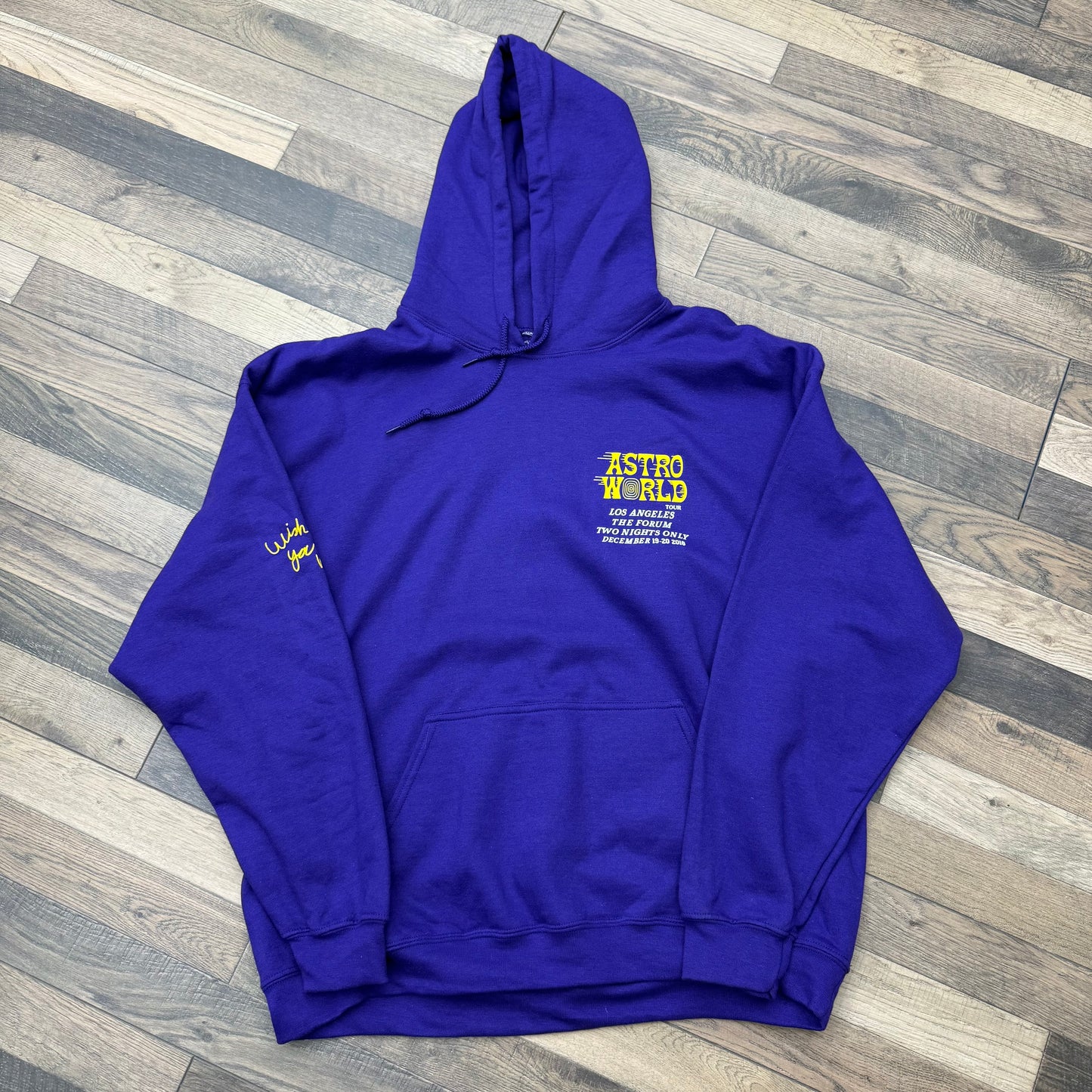 Travis Scoot Astroworld Official Tour Hoodie Los Angeles Sz XL
