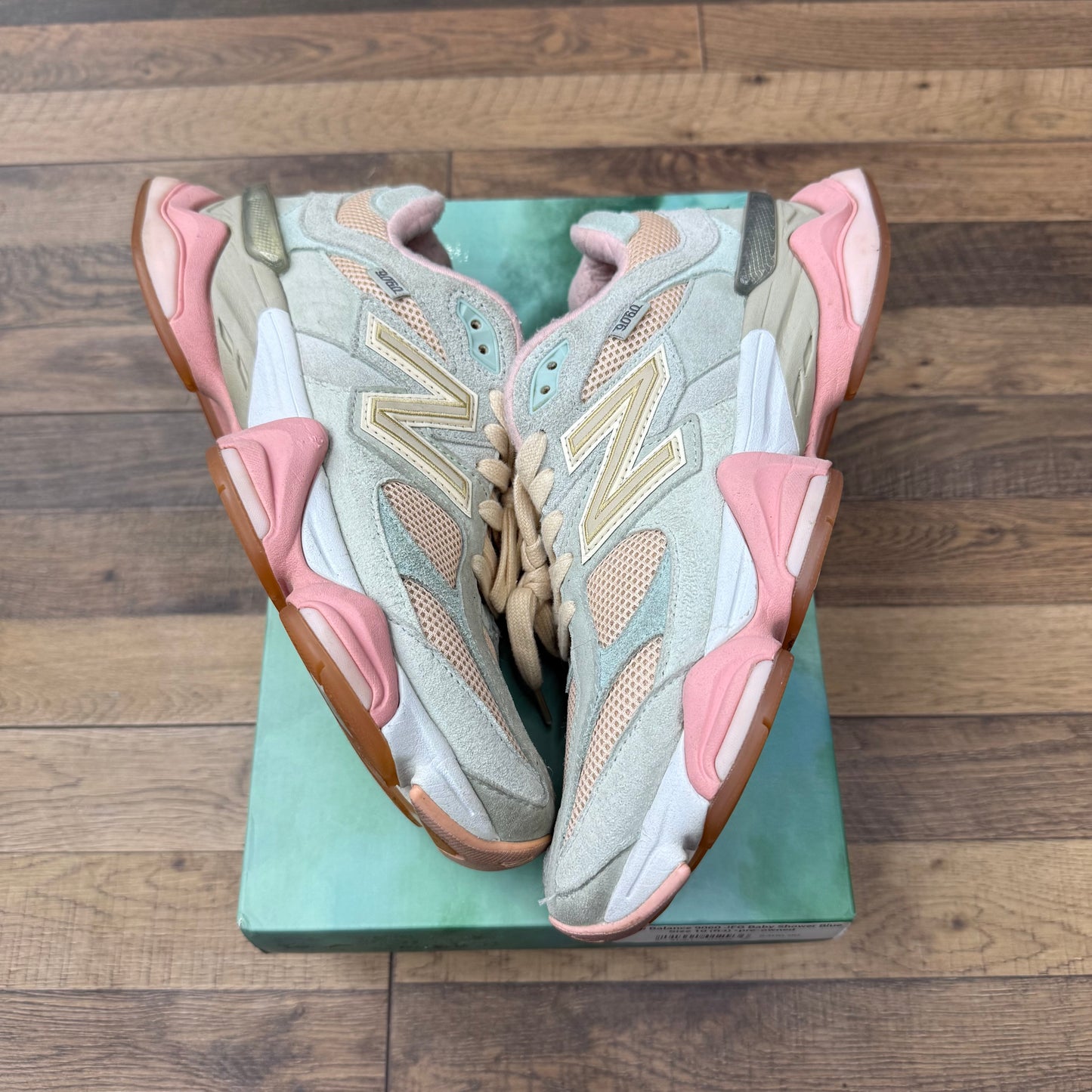 New Balance 9060 Joefreshgoods Baby Shower Blue Sz 10 (Preowned)