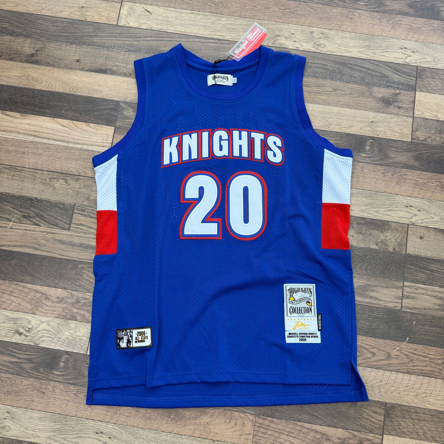 Headgear Classics Steph Curry Knights High School Jersey Sz XL