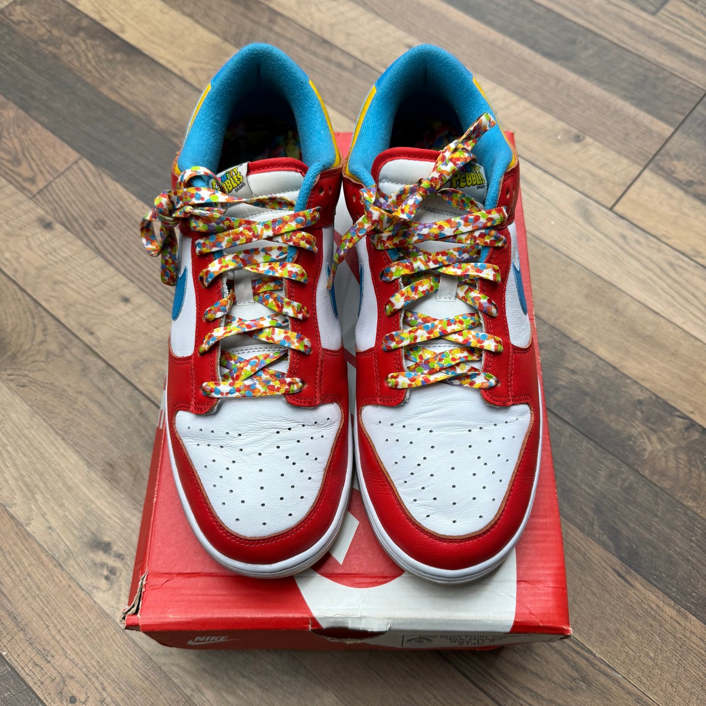 Nike Dunk Low LeBron James X Fruity Pebbles Sz 11.5 (Preowned)