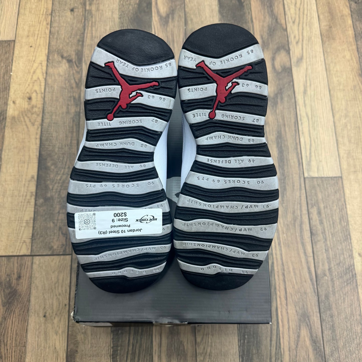 Jordan 10 Steel Sz 9 (Preowned)