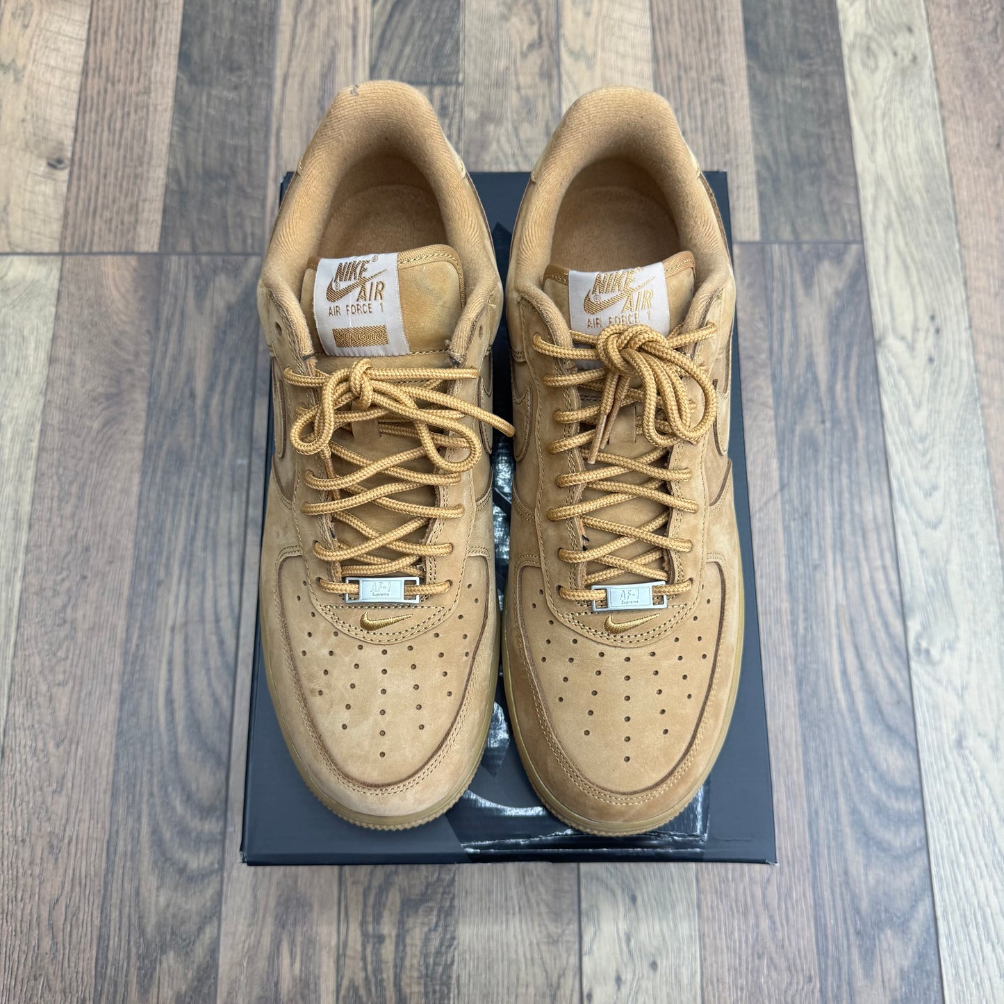 Nike Air Force 1 Supreme Wheat Sz 10 (Preowned)