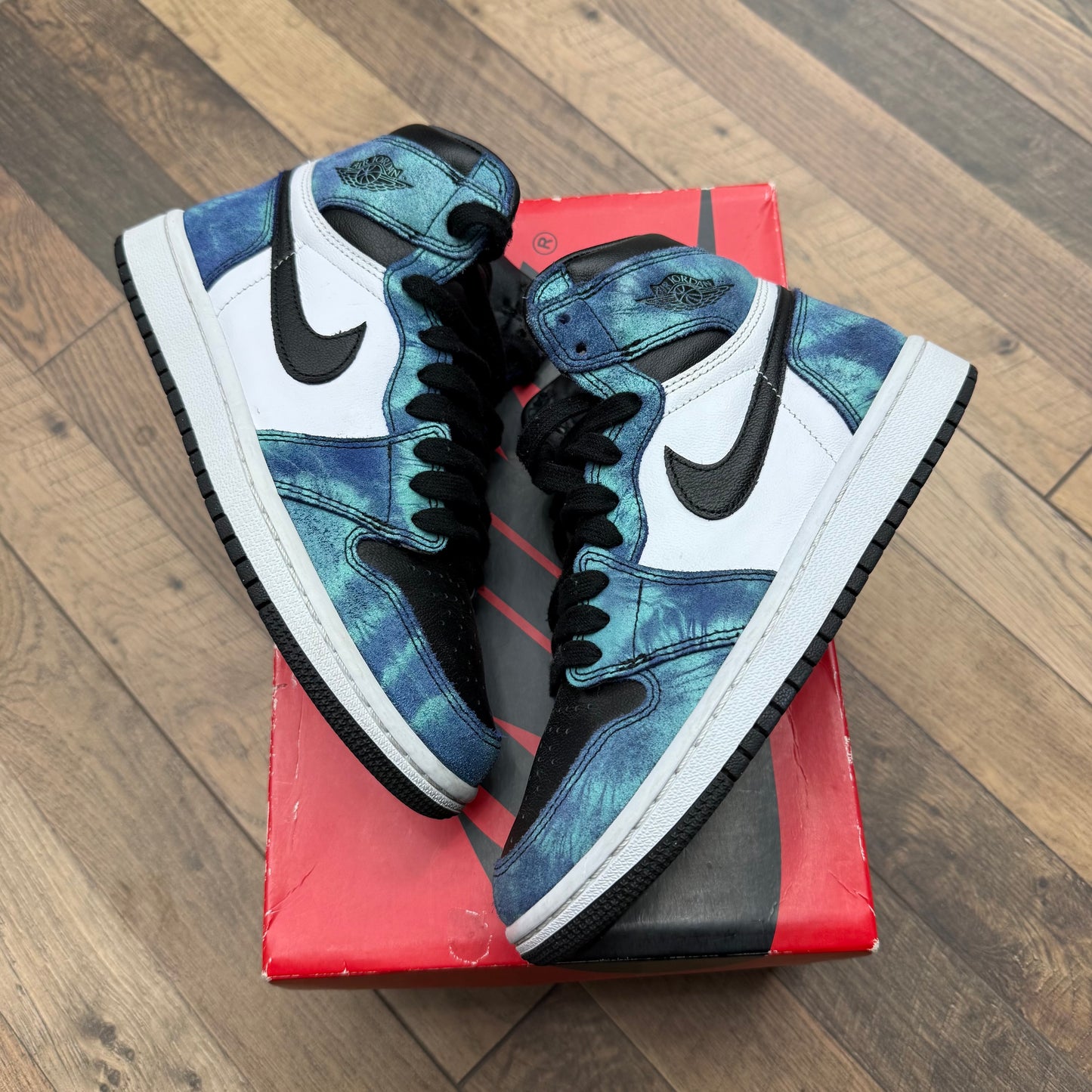 Jordan 1 High Tie Dye Sz 6W/4.5M (Preowned)