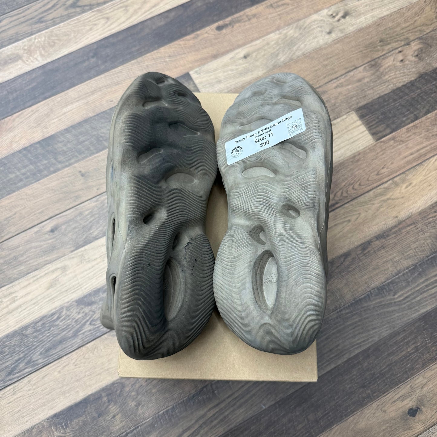 Yeezy Foam Rnnr Stone Sage Sz 11 “Preowned”