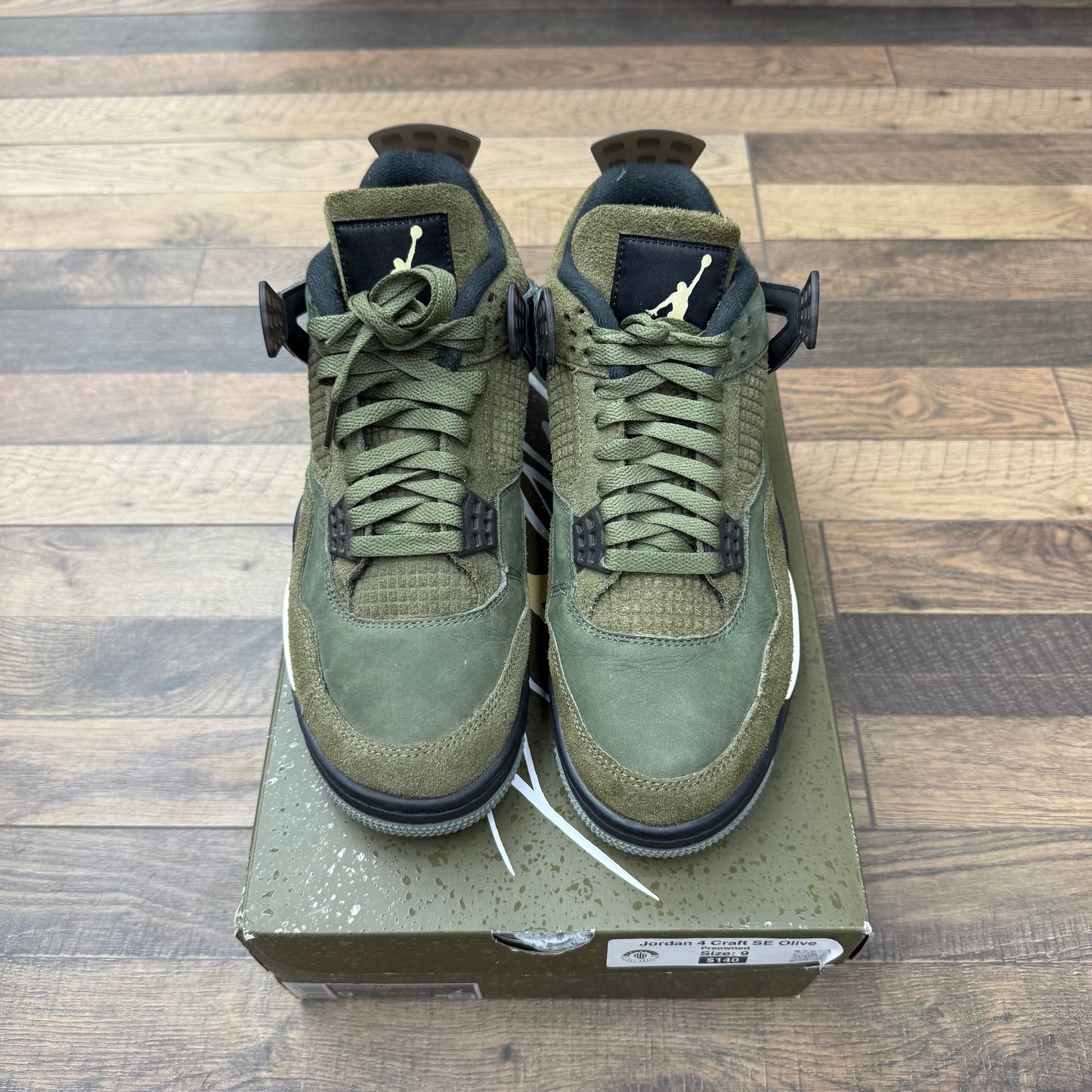 Jordan 4 SE Craft Olive Sz 9 (Preowned)