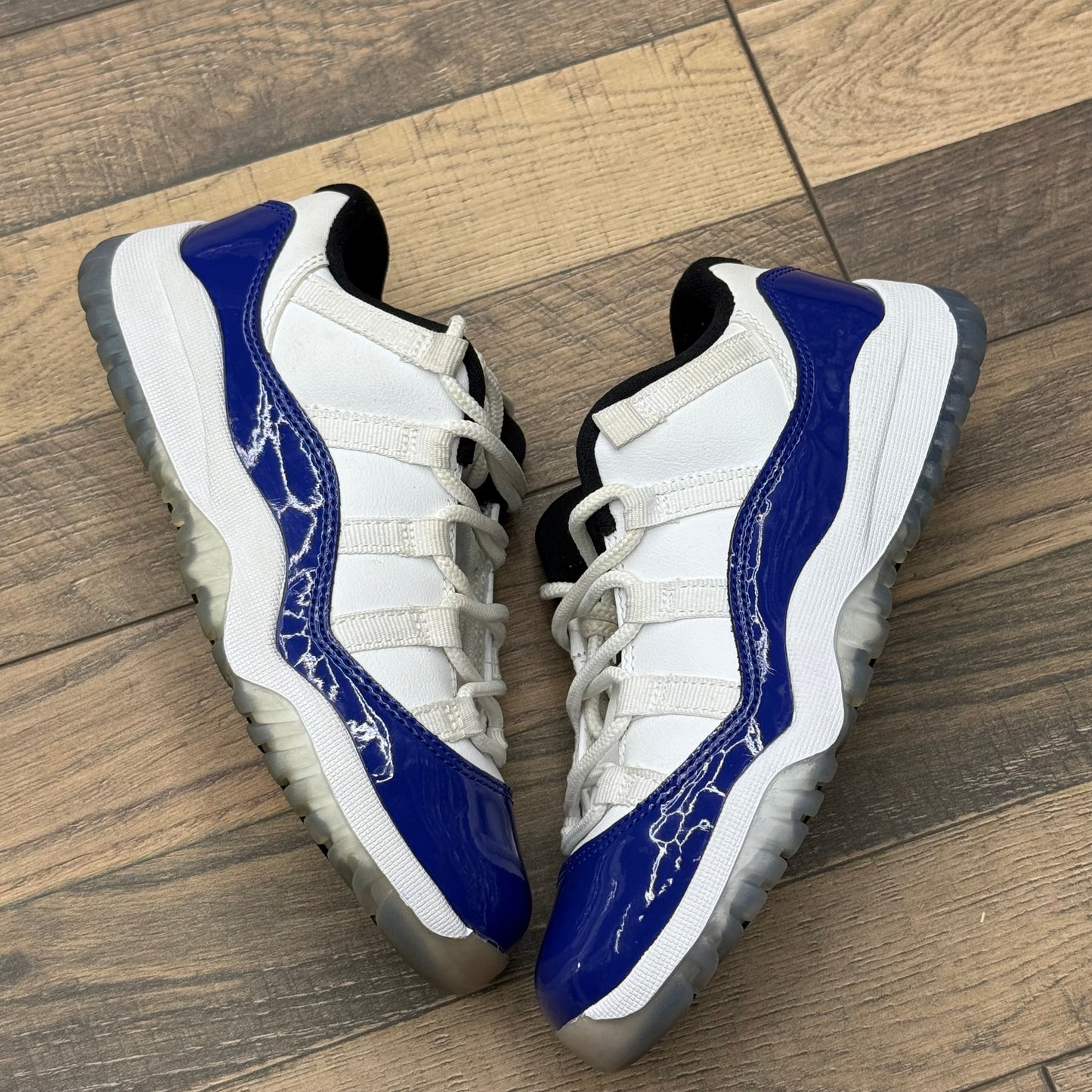 Jordan 11 Low White Concord Sz 1Y (Preowned)