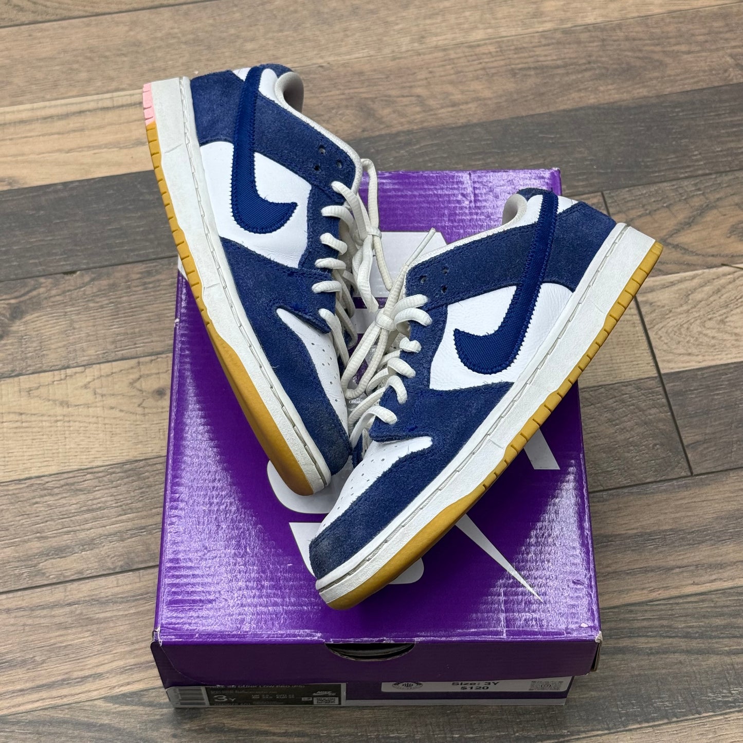 Nike SB Dunk Low Dodgers Sz 3Y (Preowned)