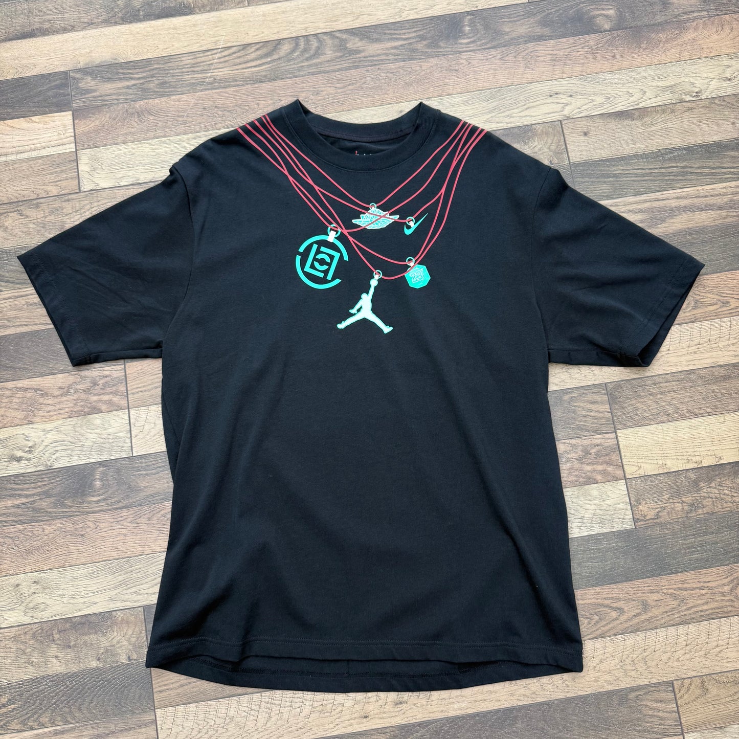 Jordan X Clot Christmas Tee Sz Large