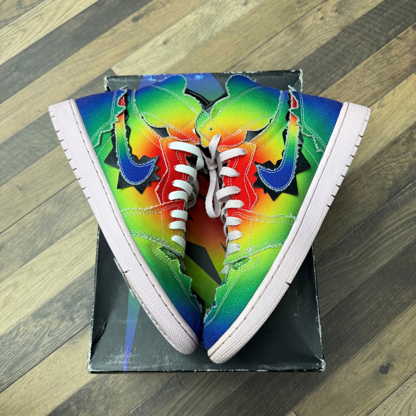 Jordan 1 High J Balvin Vibras Sz 11 “Preowned”