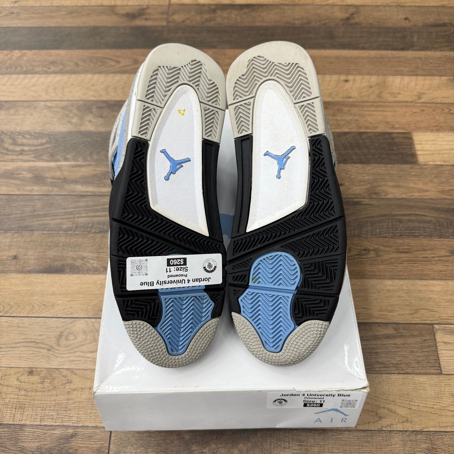 Jordan 4 University Blue Sz 11 (Preowned)