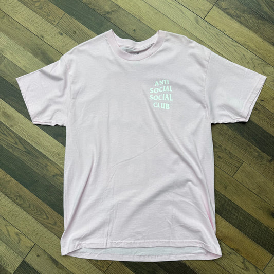 Anti Social Social Club Mind Game Pink Tee (Multiple Sizes)
