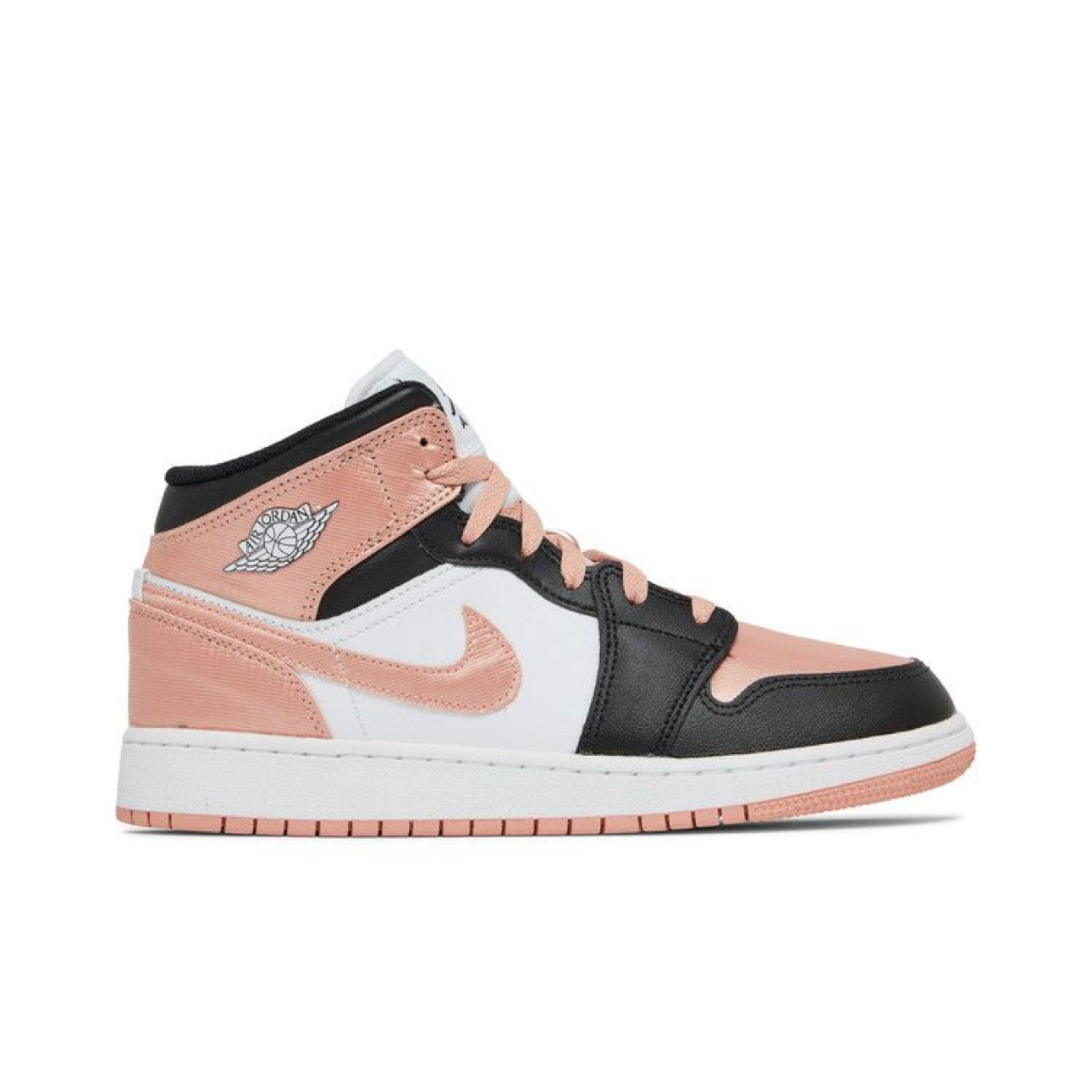 Jordan 1 Mid Peach Satin Sz 6.5Y/8W (DS)