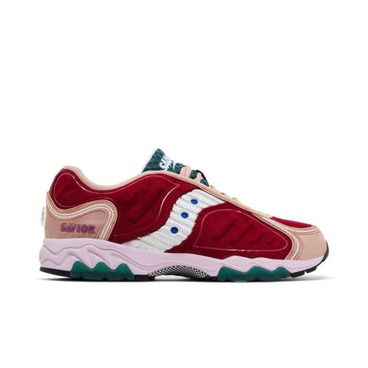 Saucony JaeTips Burgundy Sz 10 (DS)