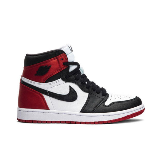 Jordan 1 High Satin Black Toe Sz 7.5W/6M (Preowned)