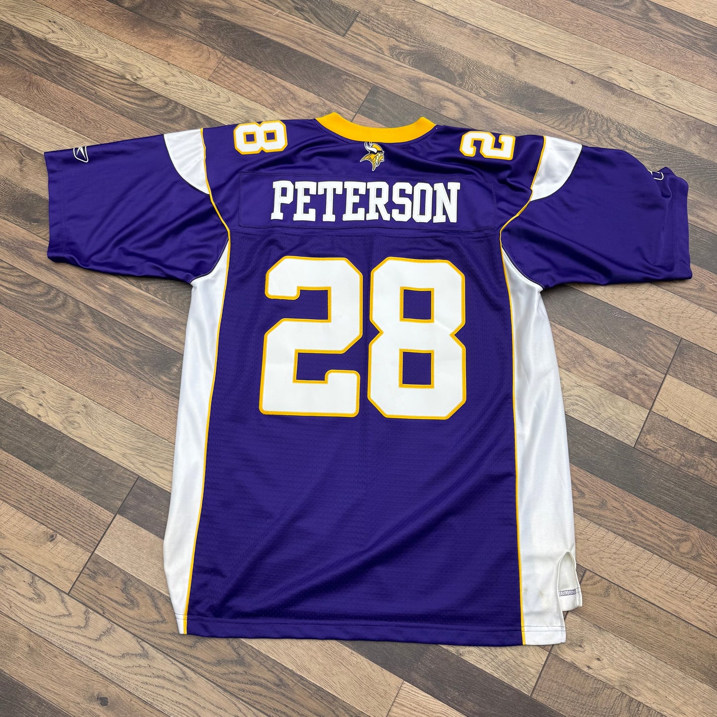 Vintage Reebok Adrian Peterson Vikings Jersey Sz Large