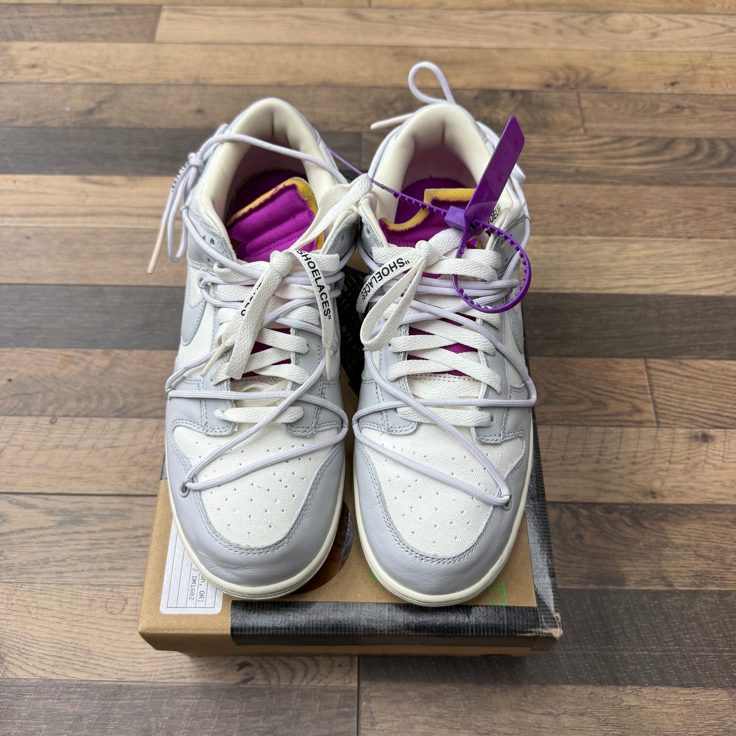 Nike Dunk Low Off White Lot 3 Sz 10.5 (Preowned)