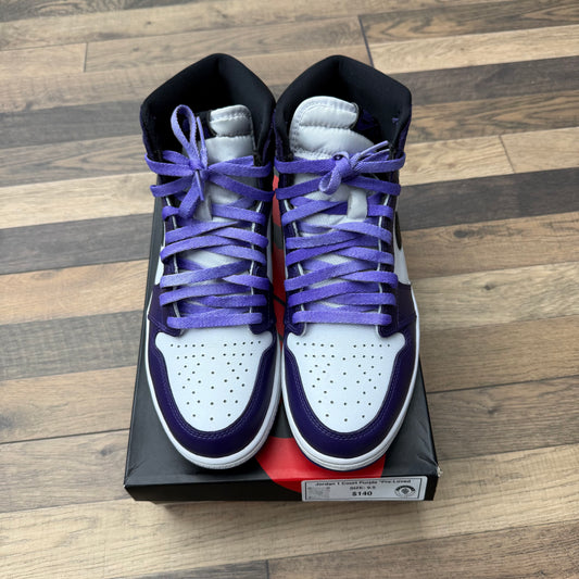 Jordan 1 Court Purple Sz 9.5 (Preowned)