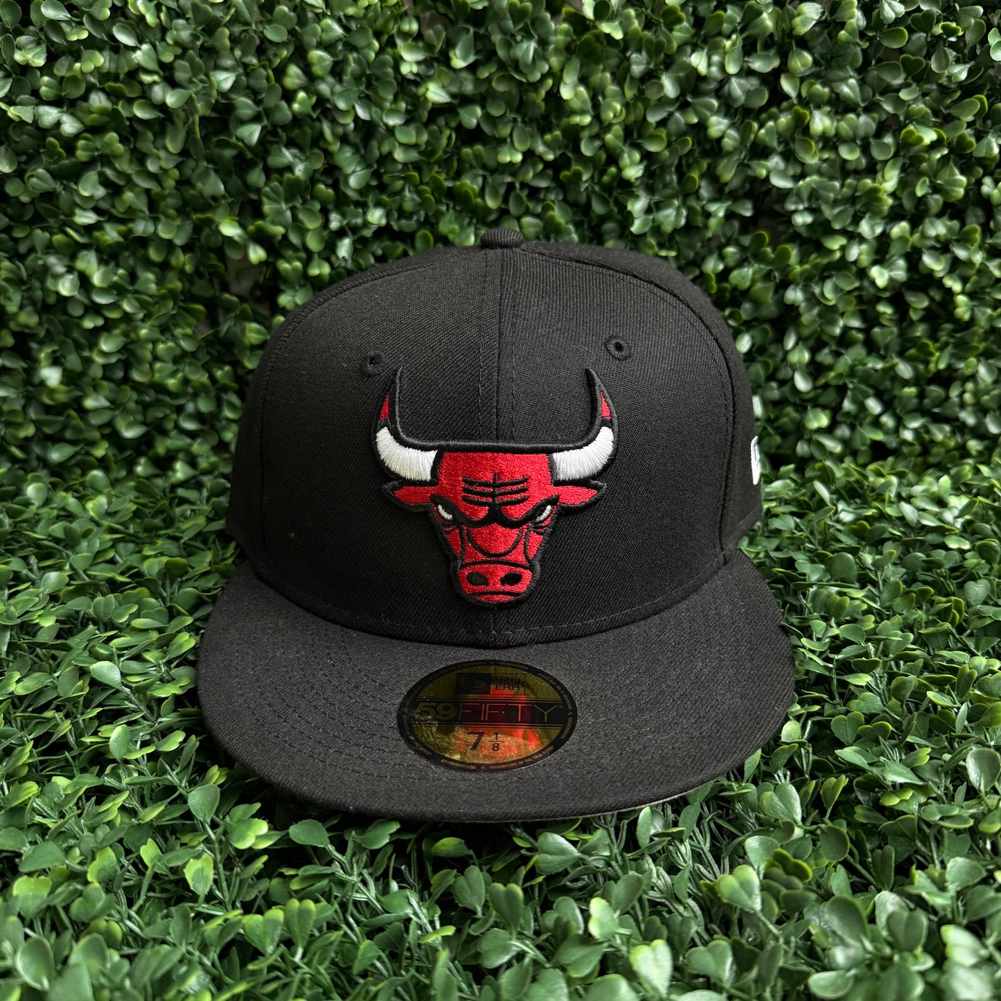 Chicago Bulls New Era Fitted Red Logo
