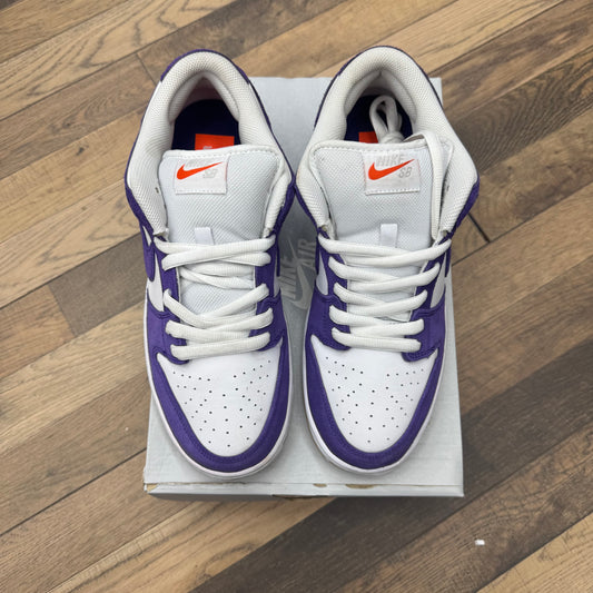 Nike SB Dunk Low Court Purple Orange Label Sz 10.5 (Preowned)