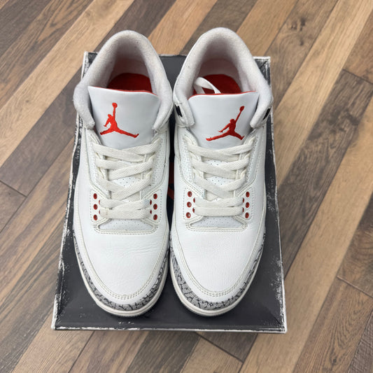 Jordan 3 Reimagined White Cement Sz 8.5 (Preowned)