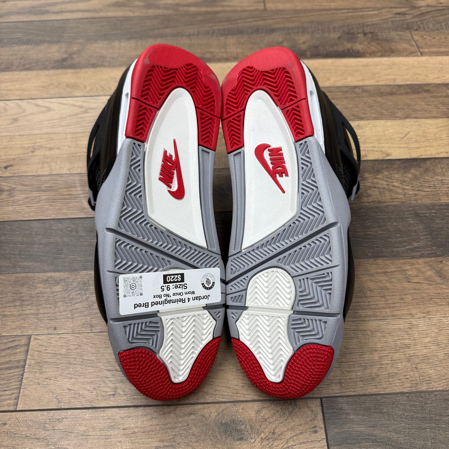 Jordan 4 Reimagined Bred Sz 9.5 (Preowned)