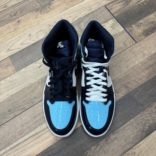 Jordan 1 High Patent UNC Sz 10.5M/12W (Preowned)
