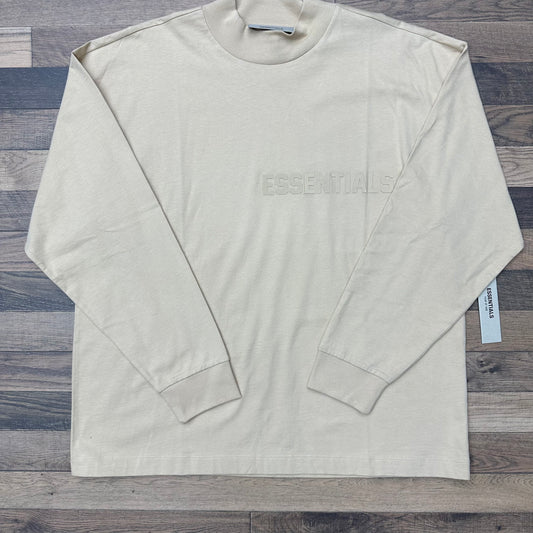 Essentials Sand Longsleeve Sz Large