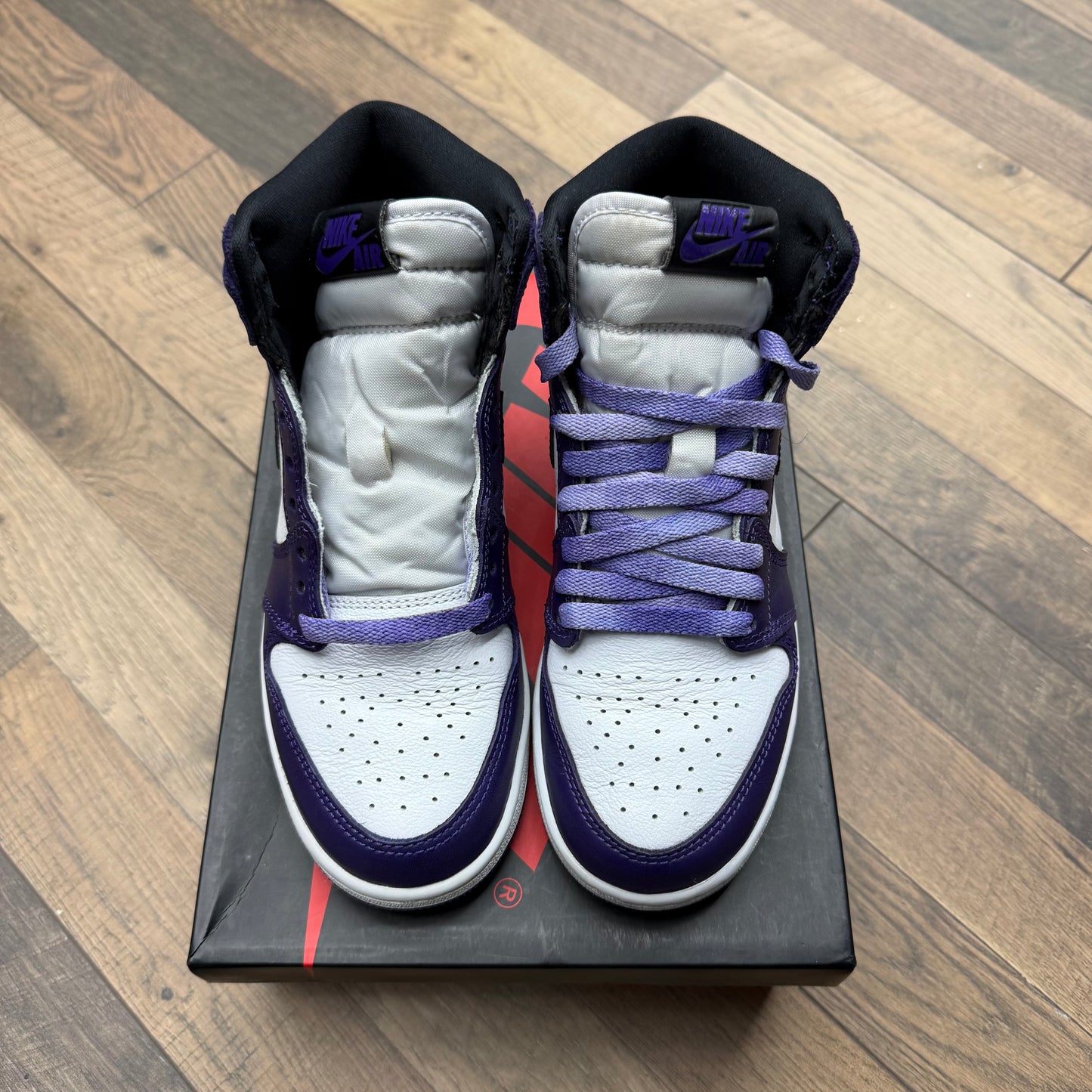 Jordan 1 High Court Purple 2.0 Sz 5Y (Preowned)