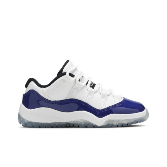 Jordan 11 Low White Concord Sz 1Y (Preowned)